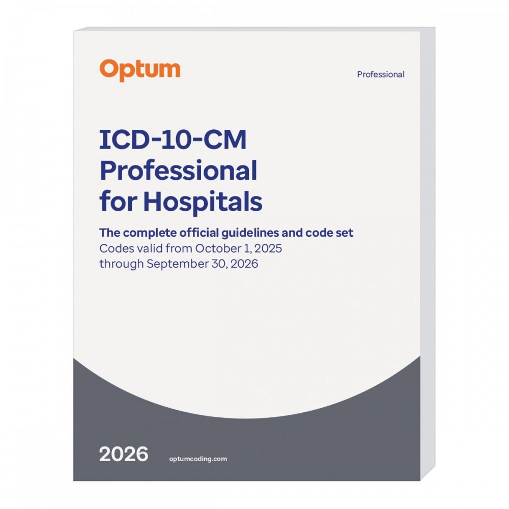 2026 ICD-10-CM Professional for Hospitals - (Softbound) with guidelines