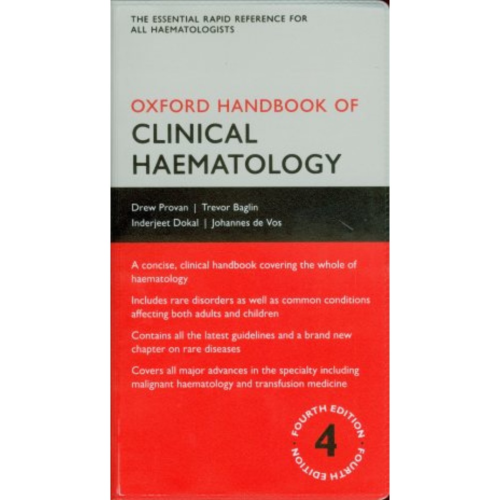 Oxford Handbook of Clinical Haematology, 4th Edition